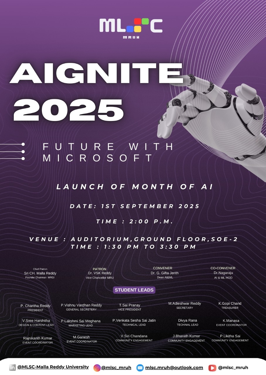 Launch of AIGNITE - Month of AI 1