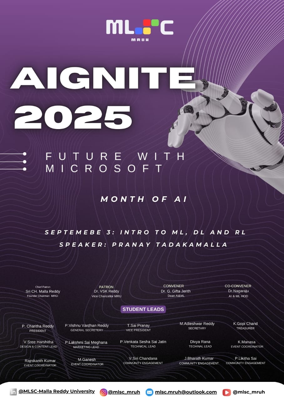AIGNITE - Intro to ML, DL, RL Concepts and Careers 1