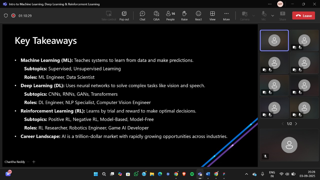 AIGNITE - Intro to ML, DL, RL Concepts and Careers 5